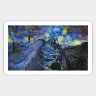 Castlevania Death Starry Night Sticker